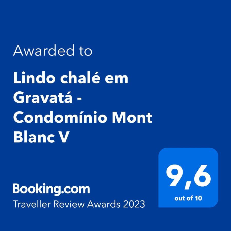 Lindo Chale Em Gravata - Condominio Mont Blanc V エクステリア 写真